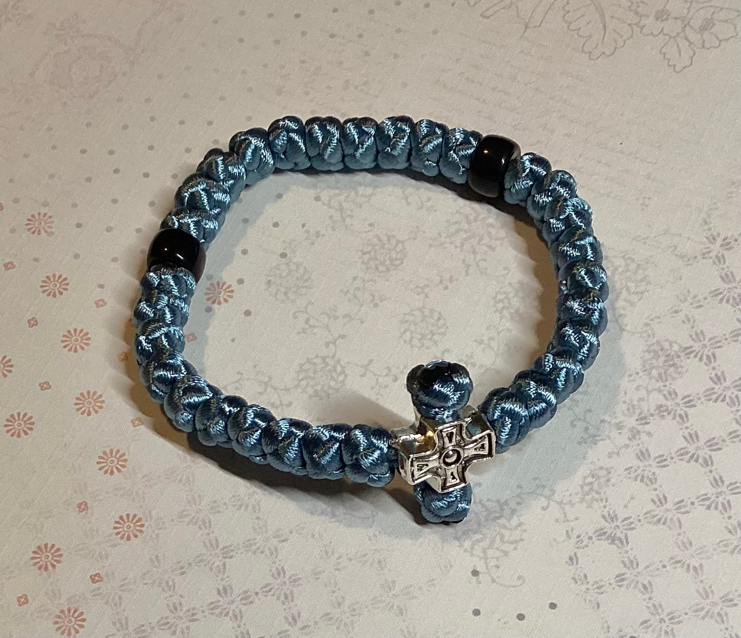 30 knot Orthodox wrist prayer rope (satin) bracelet chotki komboskini