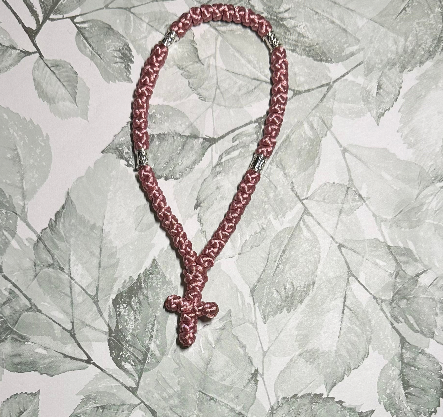 50-knot Orthodox prayer rope (satin) chotki komboskini