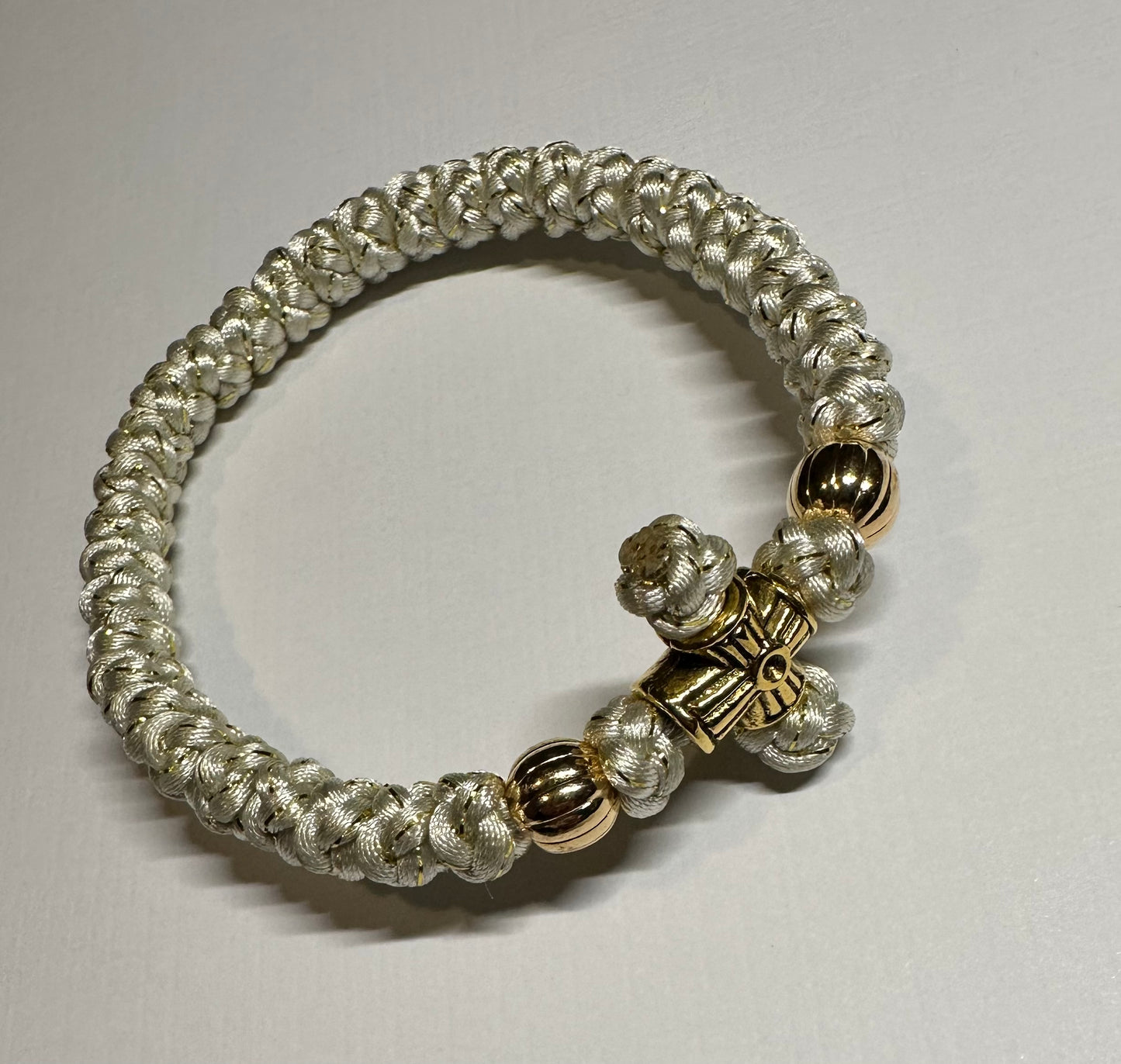 Custom 33 knot Orthodox wrist prayer rope (satin) bracelet chotki komboskini