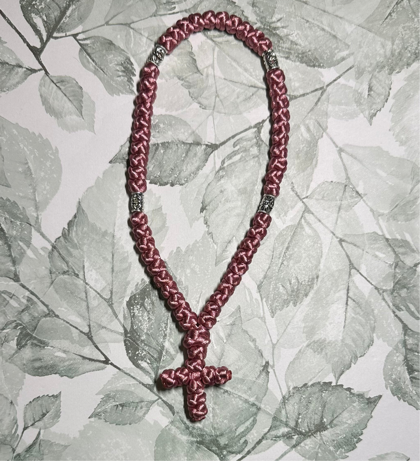 50-knot Orthodox prayer rope (satin) chotki komboskini