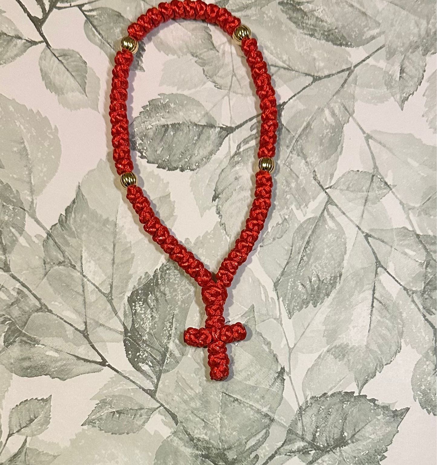 50-knot Orthodox prayer rope (satin) chotki komboskini