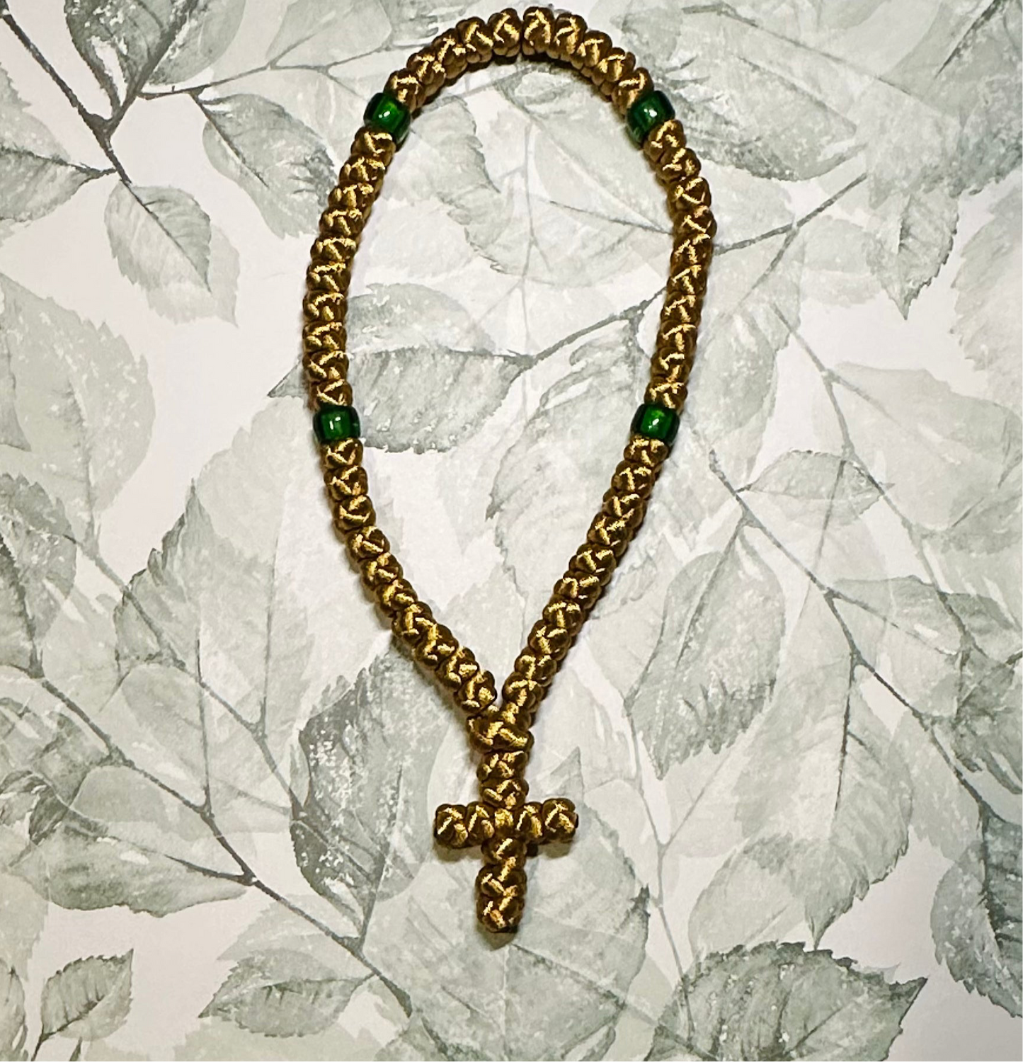 50-knot Orthodox prayer rope (satin) chotki komboskini