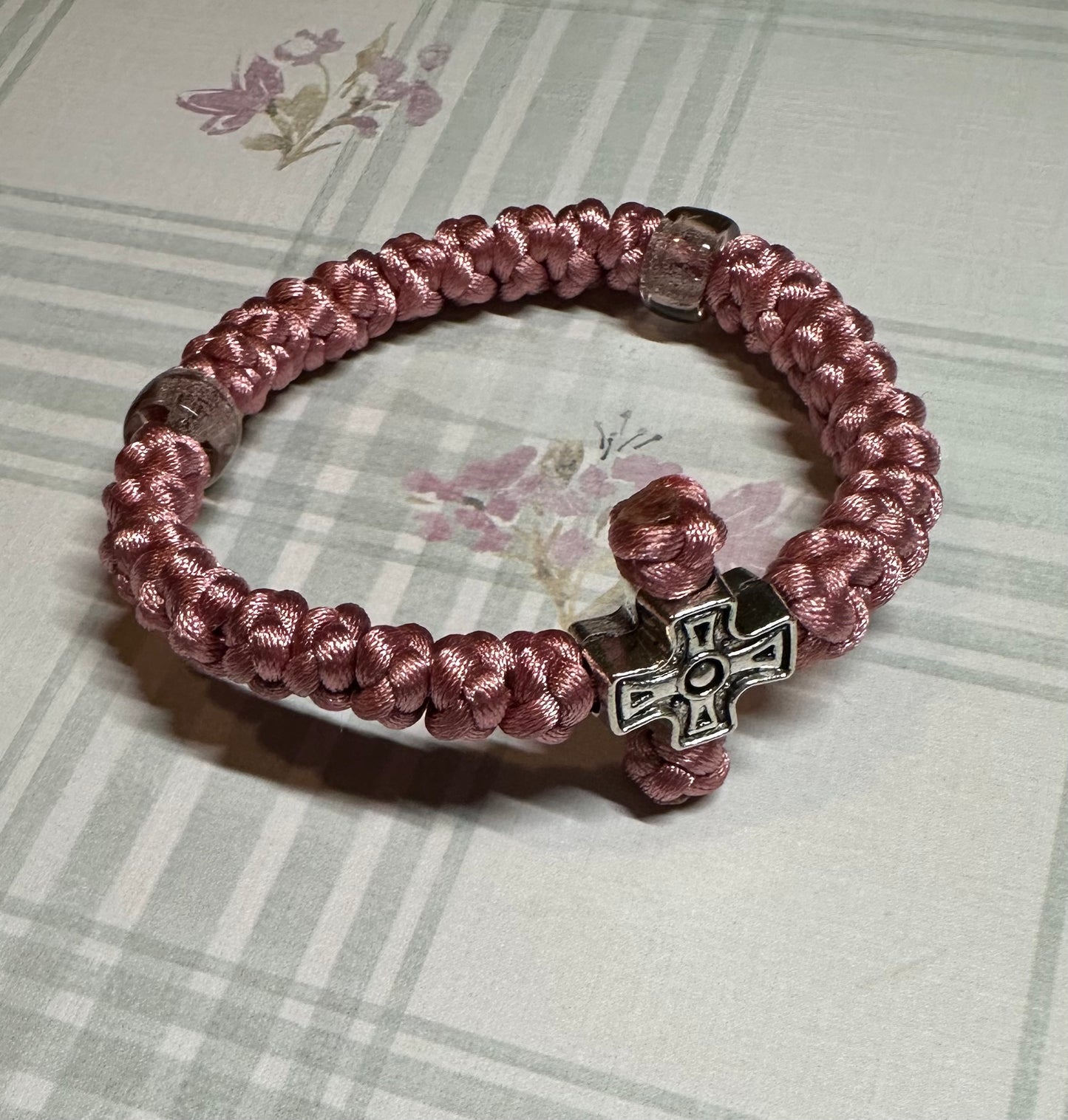30 knot Orthodox wrist prayer rope (satin) bracelet chotki komboskini
