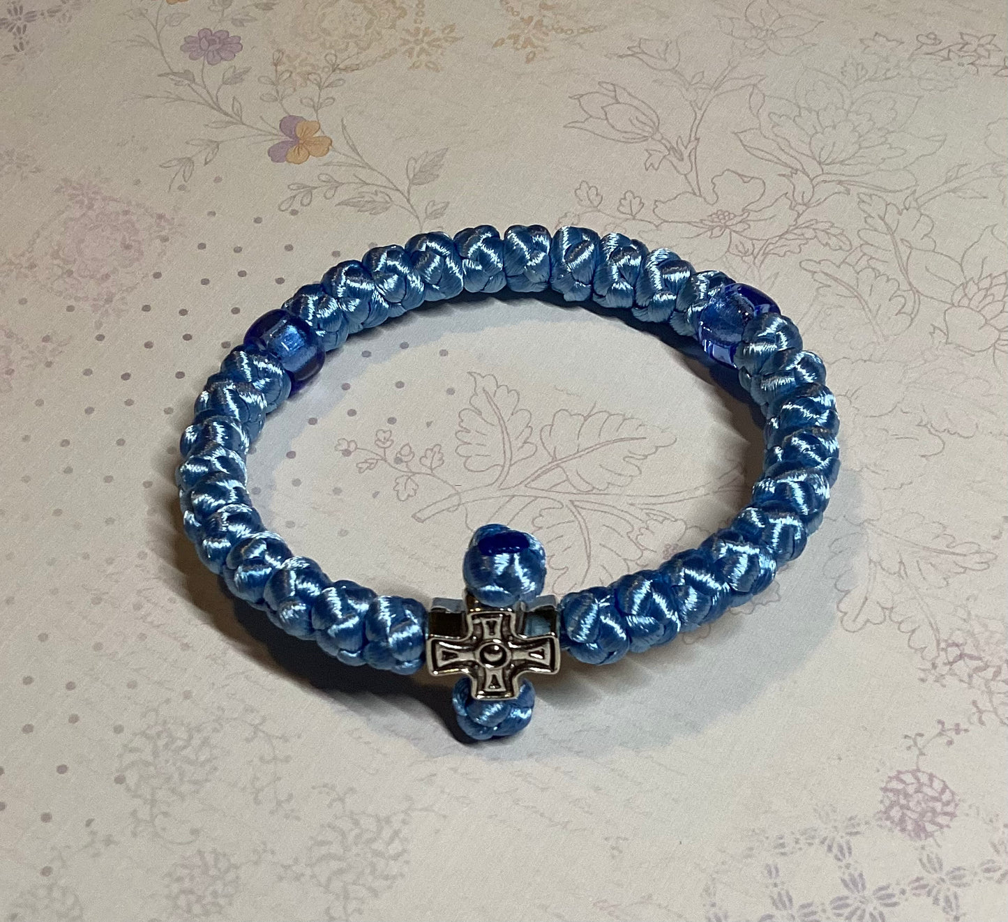 30 knot Orthodox wrist prayer rope (satin) bracelet chotki komboskini