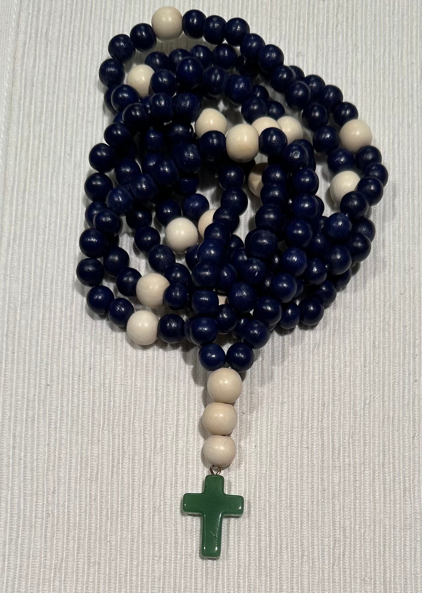 blue 150 wooden bead (medium - 8mm) Orthodox prayer rope chotki komboskini