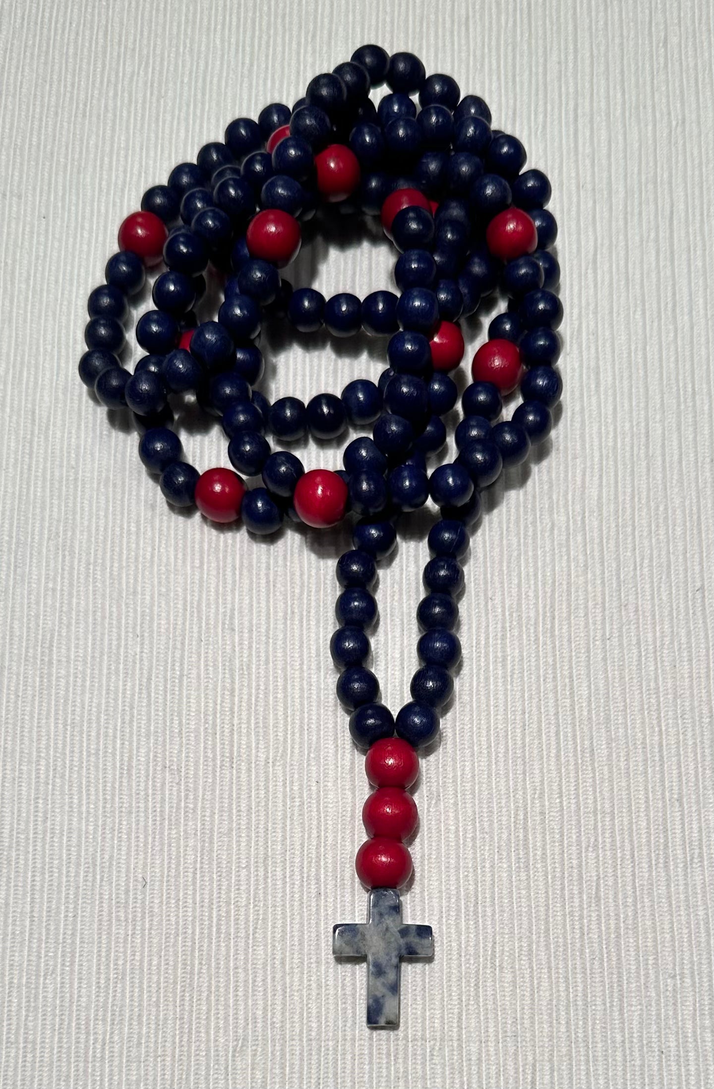 blue 150 wooden bead (medium - 8mm) Orthodox prayer rope chotki komboskini