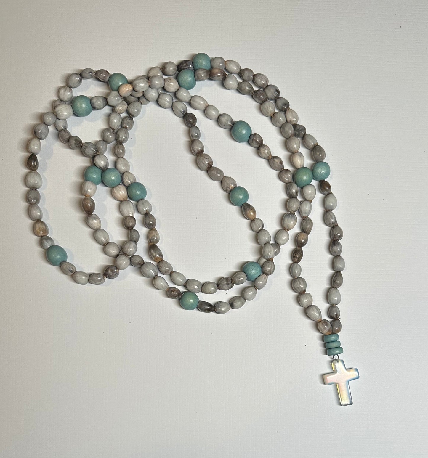 "Tears of the Virgin Mary" 150 bead/seeds prayer rope