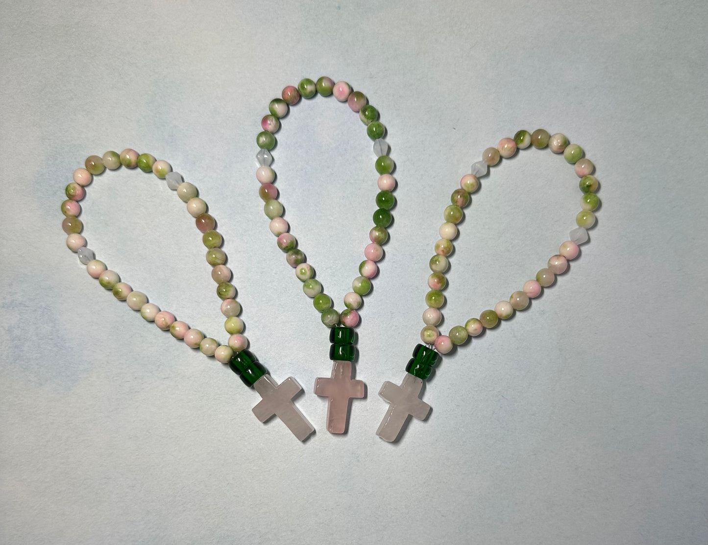 Garden jade 50/30-stone bead prayer rope chotki komboskini