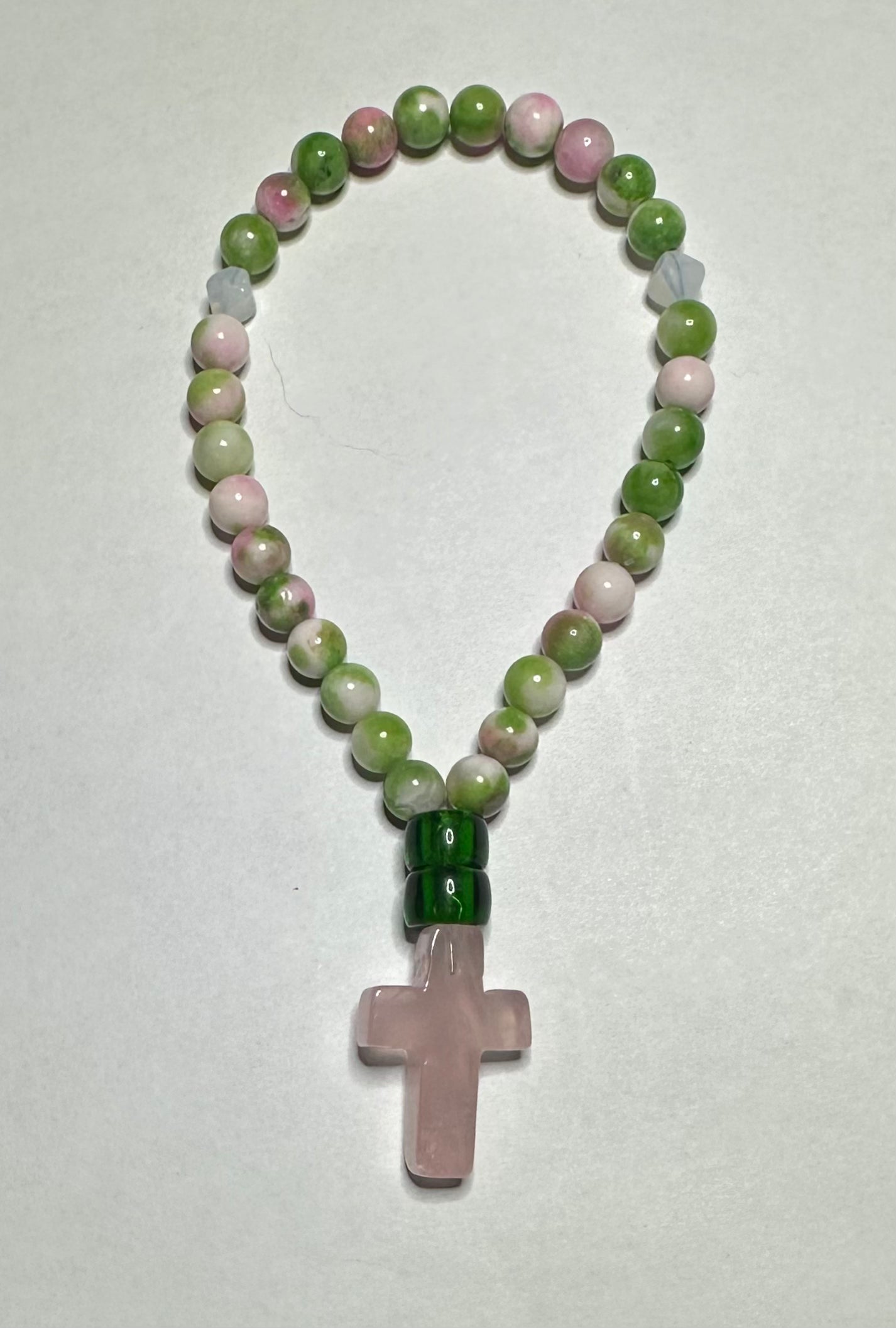 Garden jade 50/30-stone bead prayer rope chotki komboskini