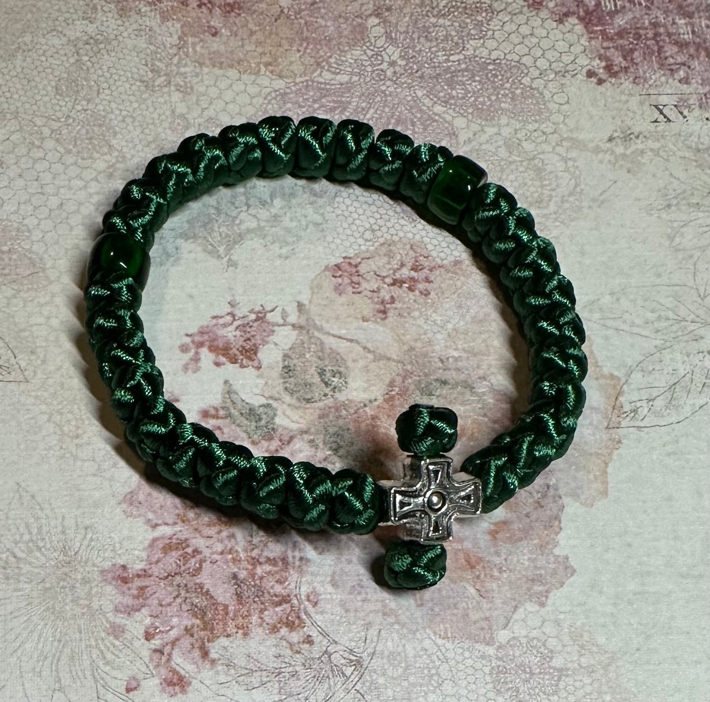 30 knot Orthodox wrist prayer rope (satin) bracelet chotki komboskini