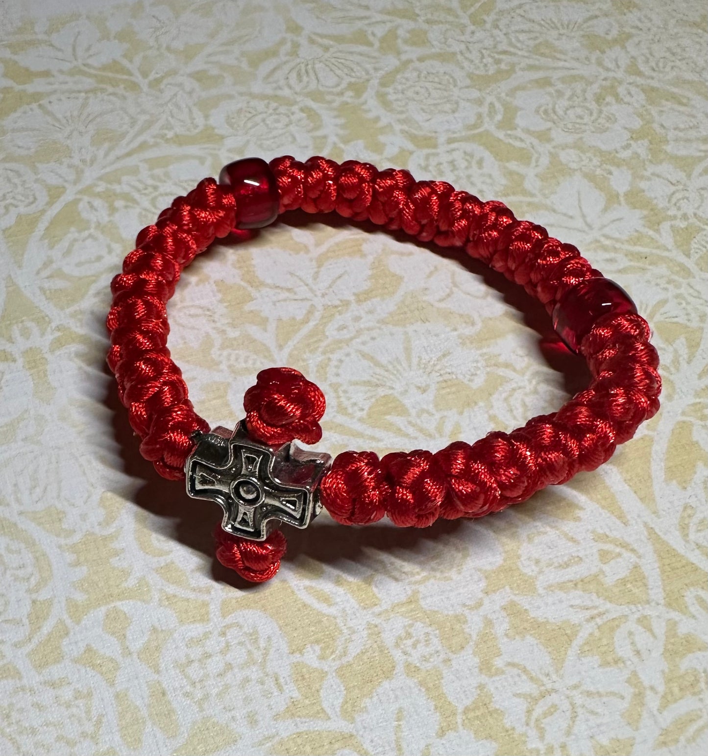30 knot Orthodox wrist prayer rope (satin) bracelet chotki komboskini