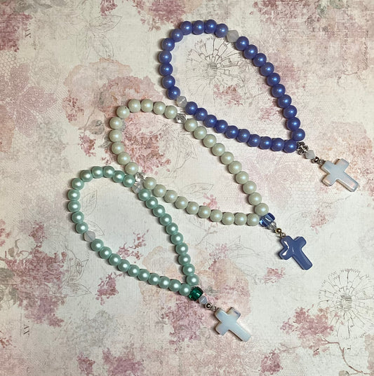 30-bead glass “pearl” prayer rope chotki limbo skin