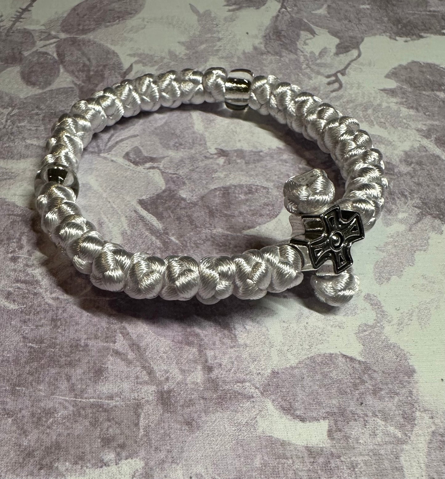 30 knot Orthodox wrist prayer rope (satin) bracelet chotki komboskini -MADE TO ORDER