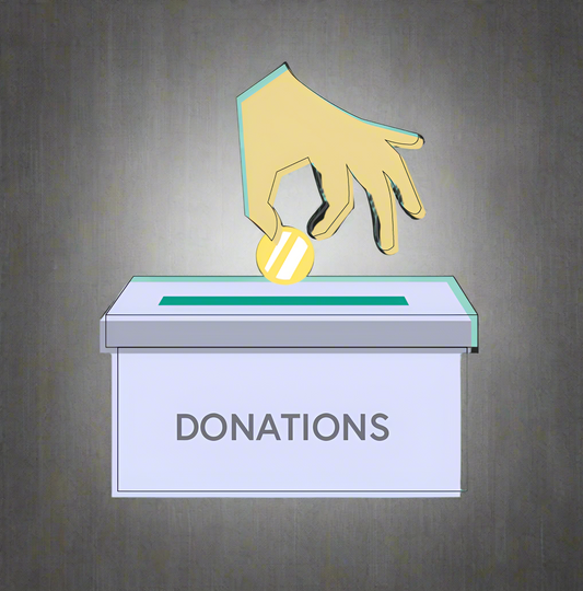 Donation to the monastery