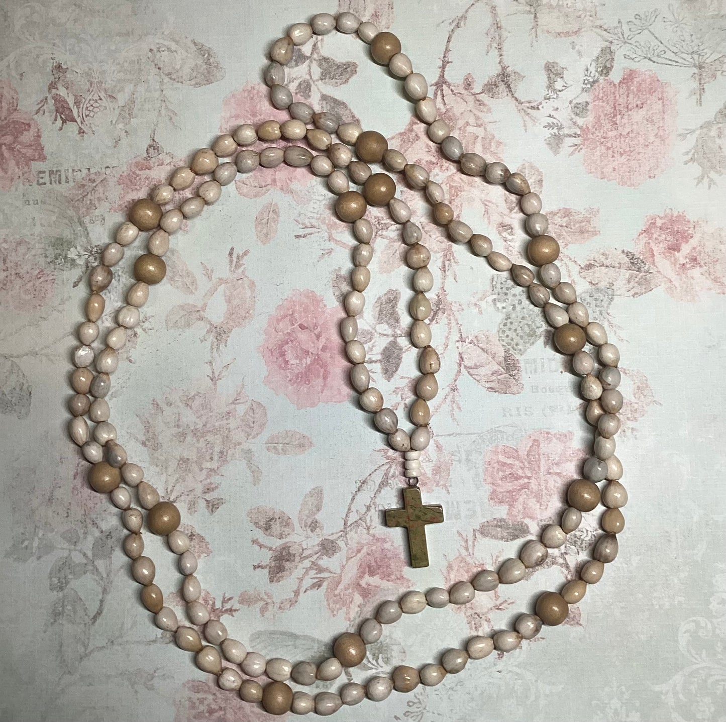 "Tears of the Virgin Mary" 150 bead/seeds prayer rope