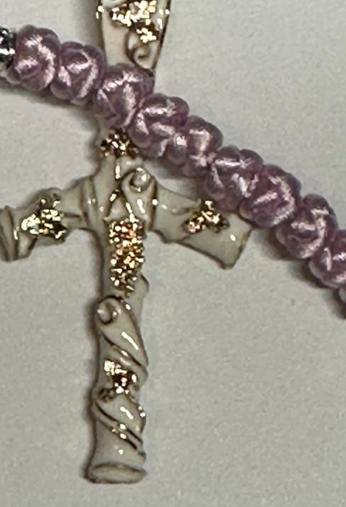 150-knot Orthodox prayer rope (satin) with St. Nina's cross
