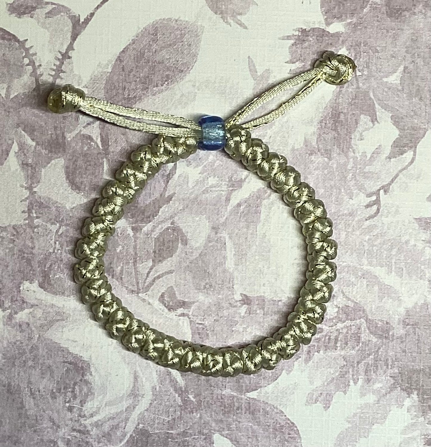 Adjustable 30/33-knot Orthodox wrist prayer rope (satin) bracelet chotki komboskini