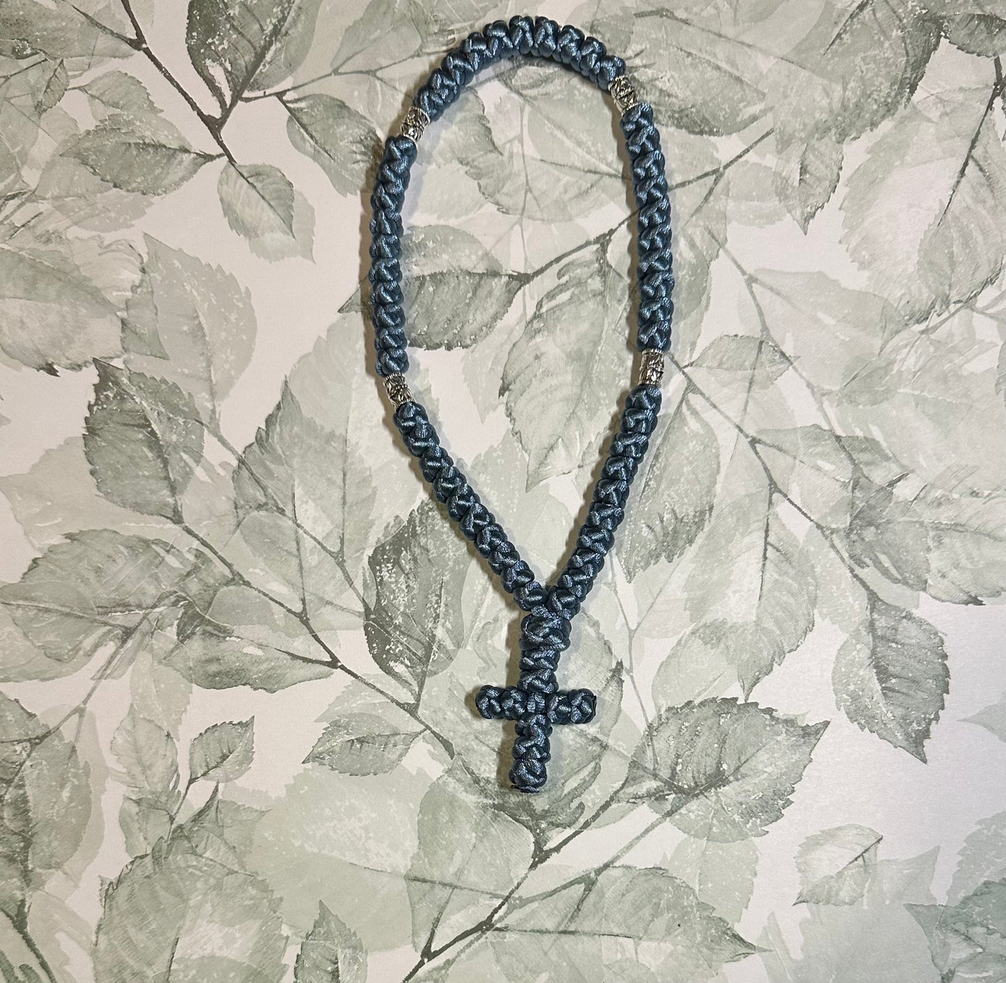 50-knot Orthodox prayer rope (satin) chotki komboskini