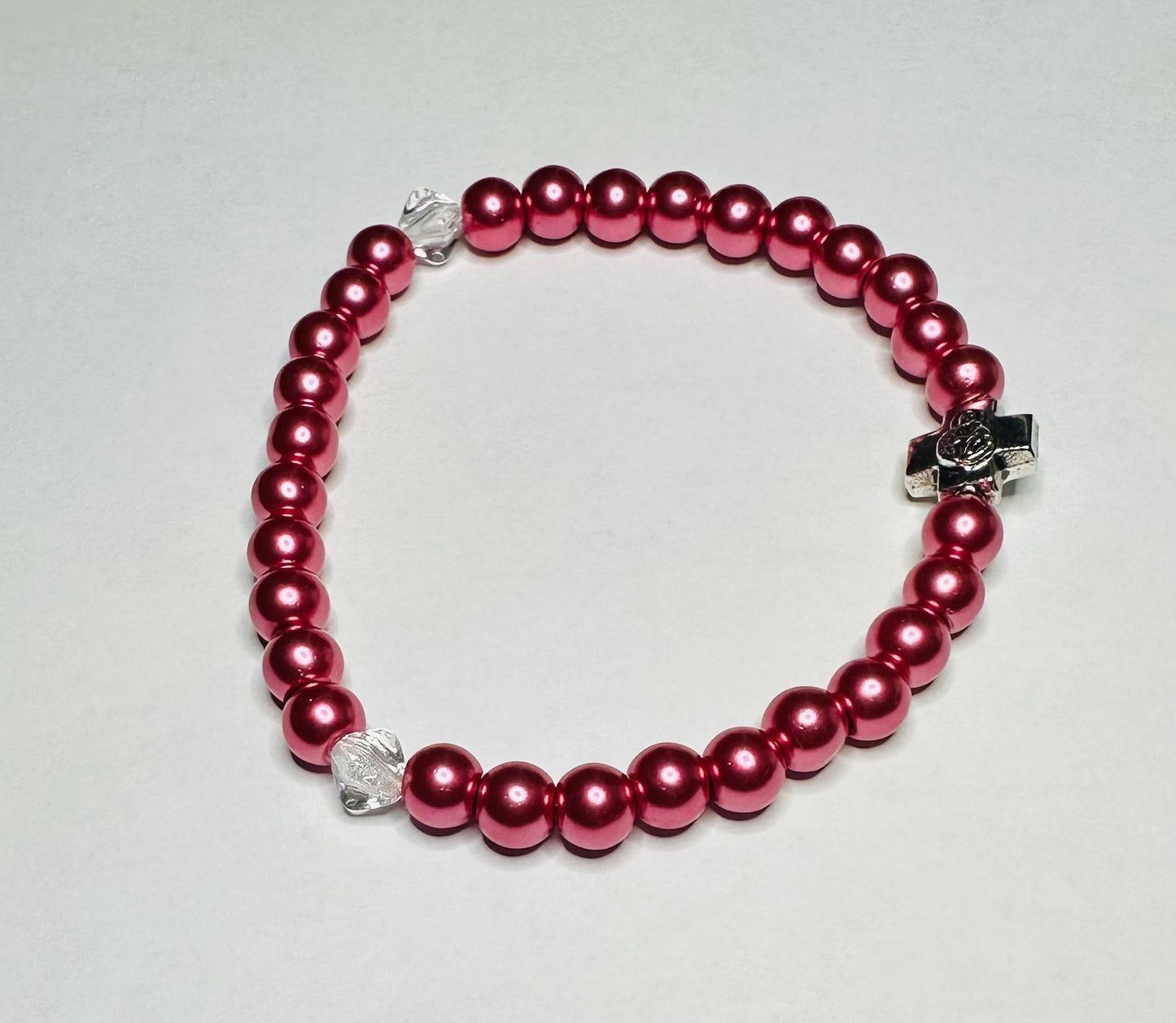 30 Crystal Pearl bead bracelet Orthodox prayer rope chotki komboskini