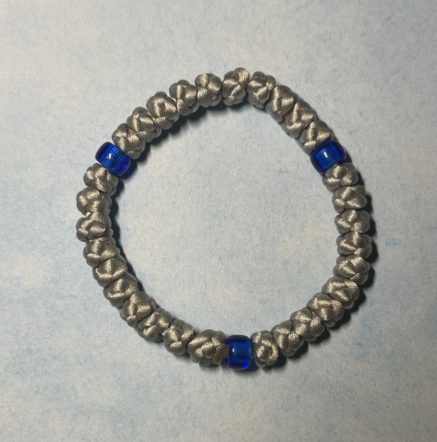 30 knot Orthodox prayer rope (satin) bracelet chotki komboskini