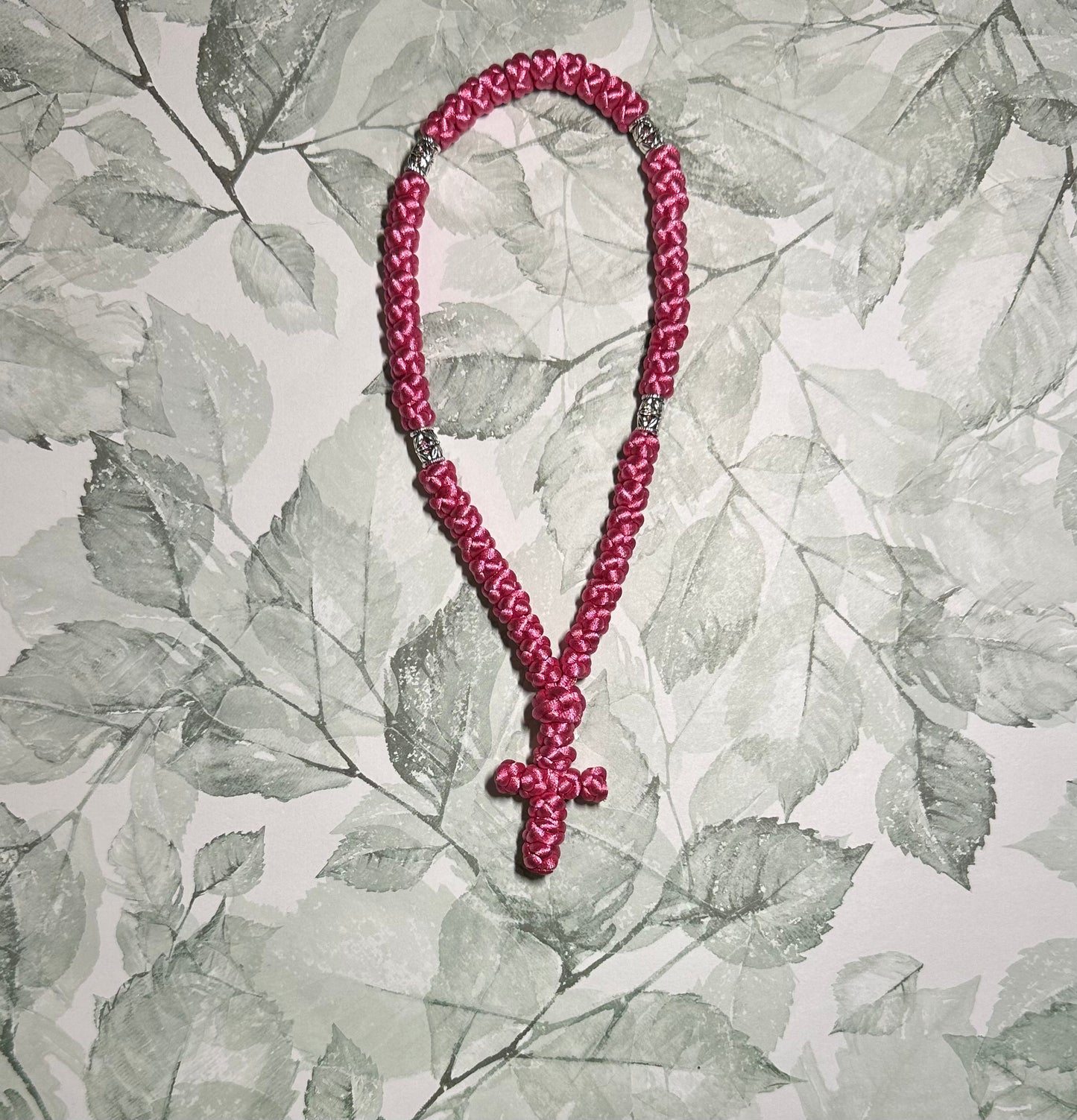 50-knot Orthodox prayer rope (satin) chotki komboskini