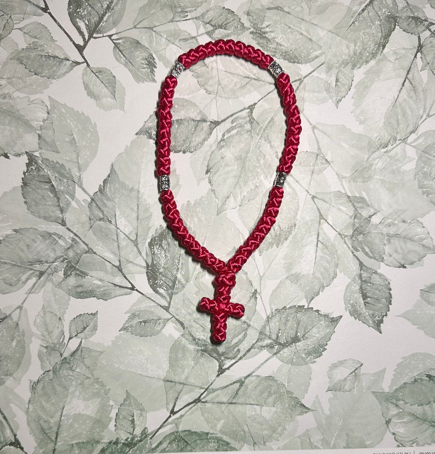 50-knot Orthodox prayer rope (satin) chotki komboskini
