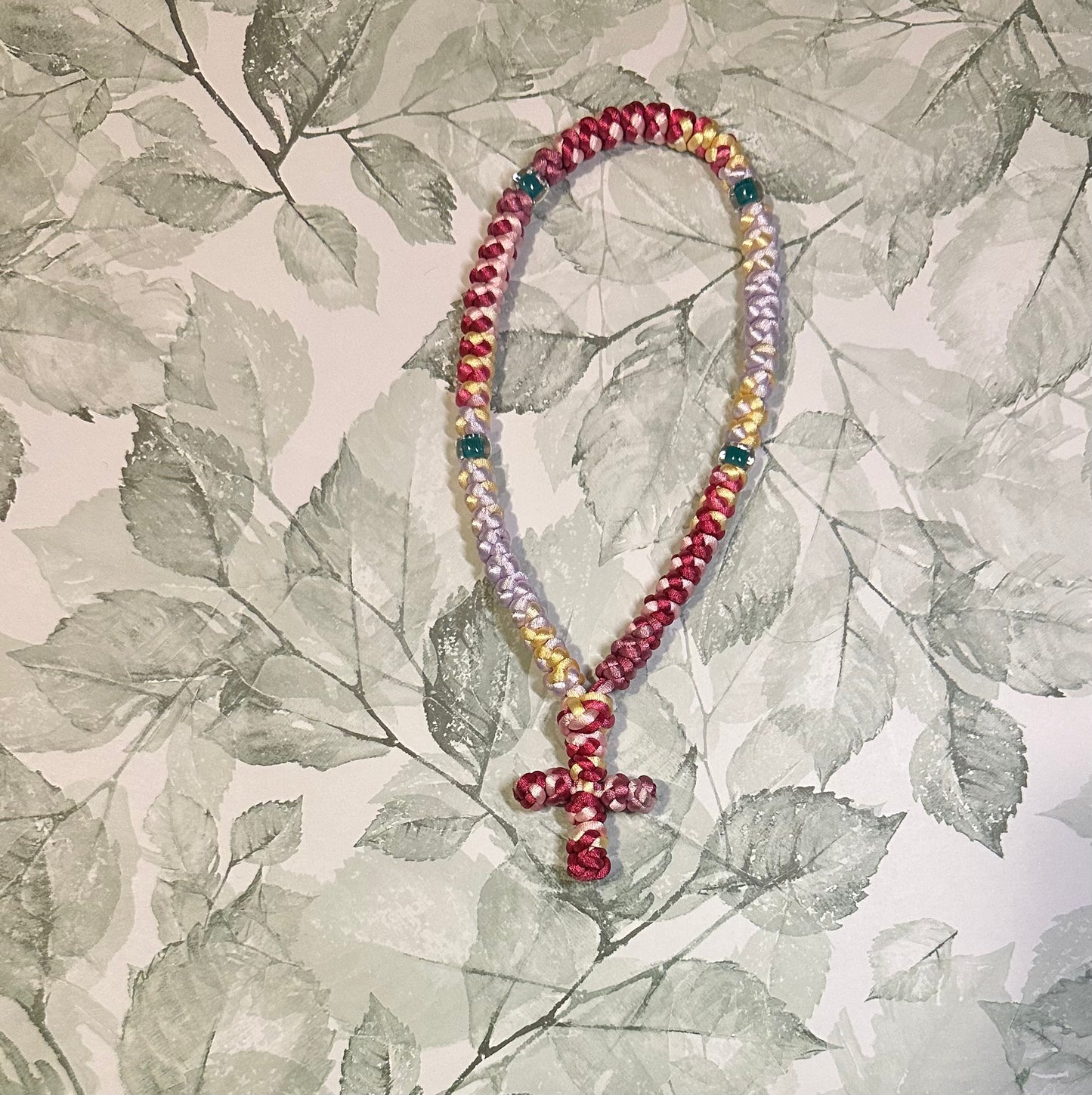 50-knot Orthodox prayer rope (satin) chotki komboskini