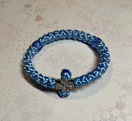 30 knot Orthodox prayer rope (satin) bracelet chotki komboskini