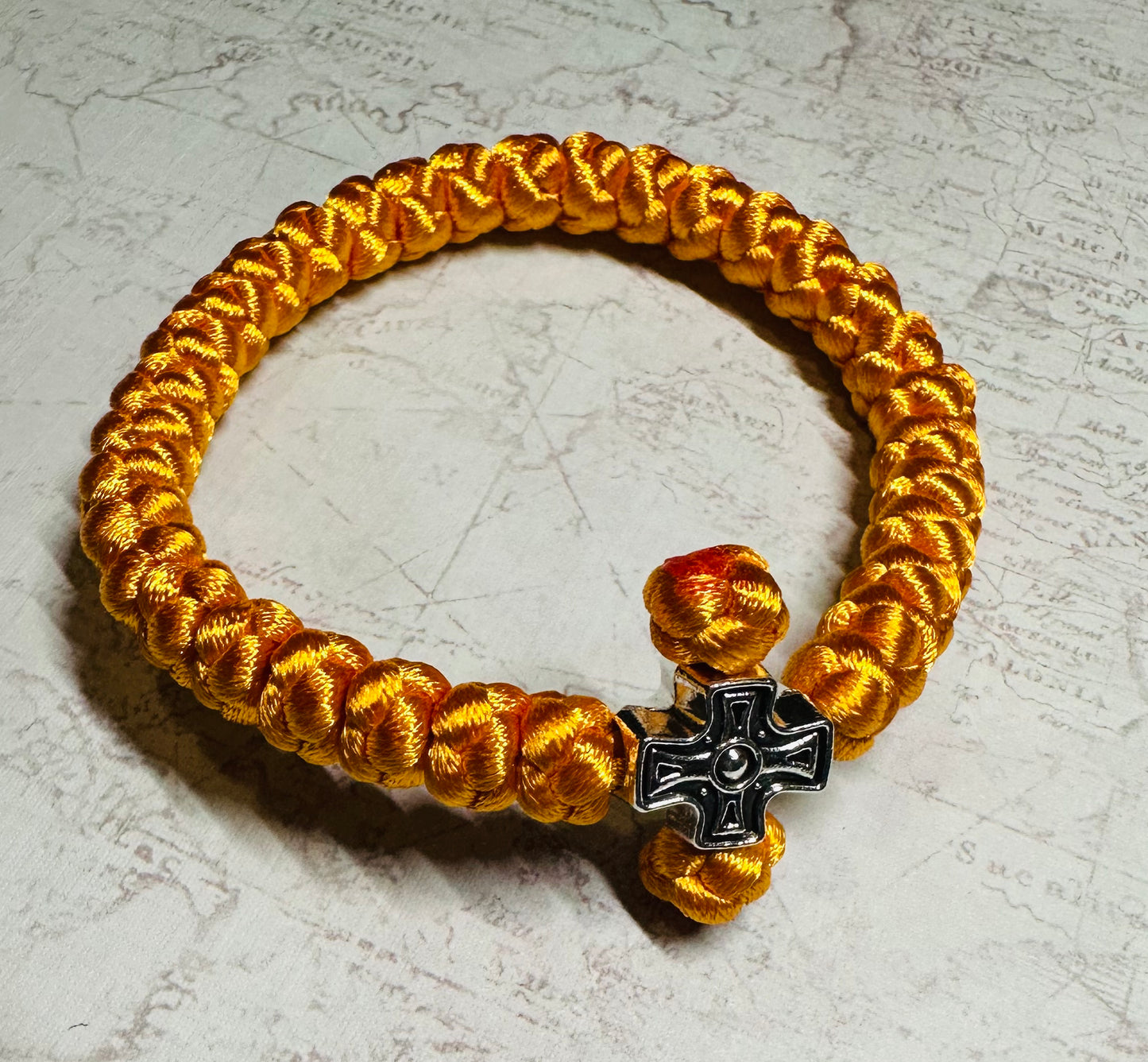 33 knot Orthodox wrist prayer rope (satin) bracelet chotki komboskini