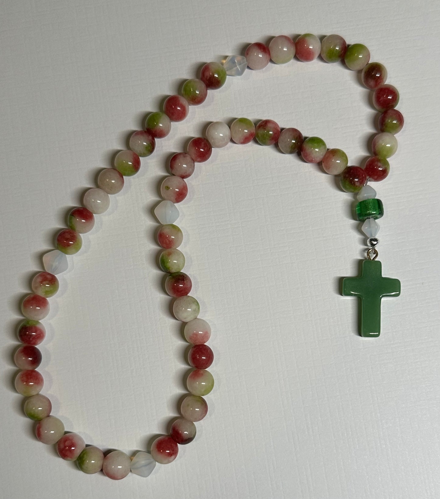 Garden jade 50/30-stone bead prayer rope chotki komboskini