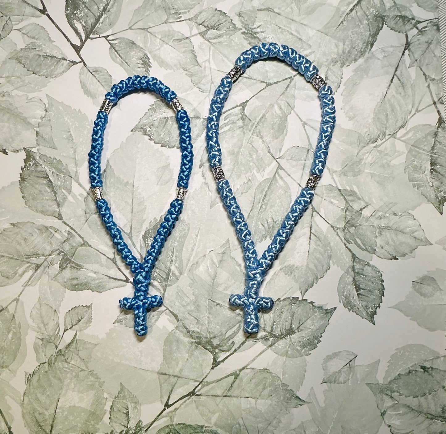 50-knot Orthodox prayer rope (satin) chotki komboskini