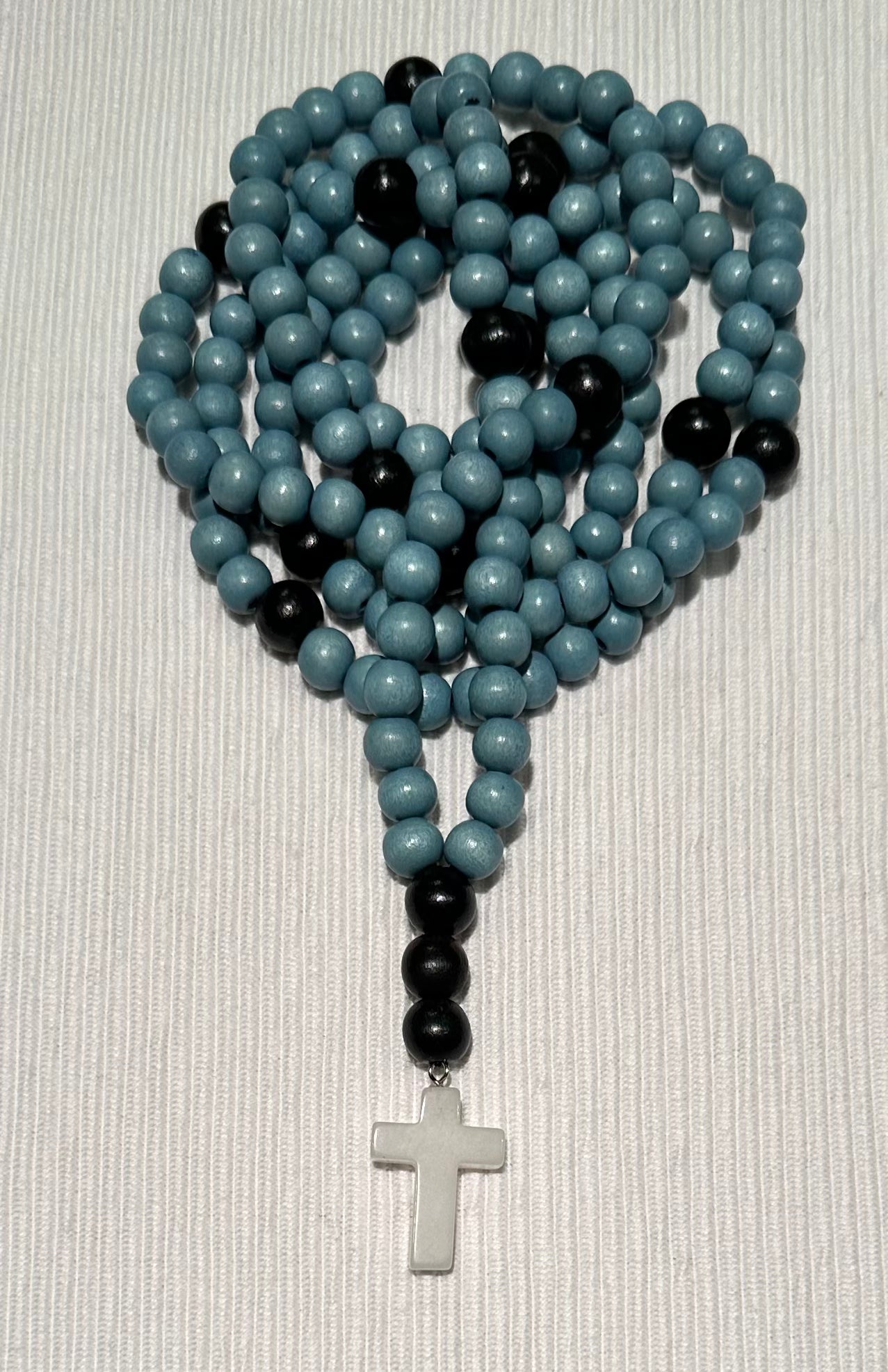 blue 150 wooden bead (medium - 8mm) Orthodox prayer rope chotki komboskini
