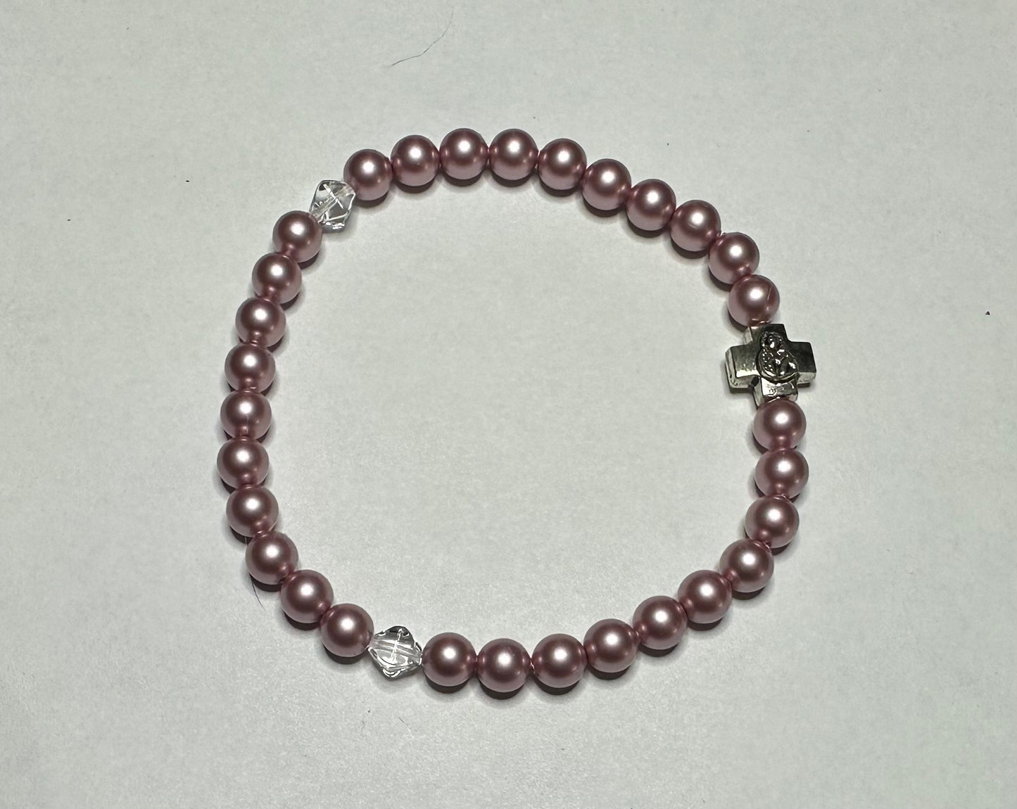 30 Crystal Pearl bead bracelet Orthodox prayer rope chotki komboskini