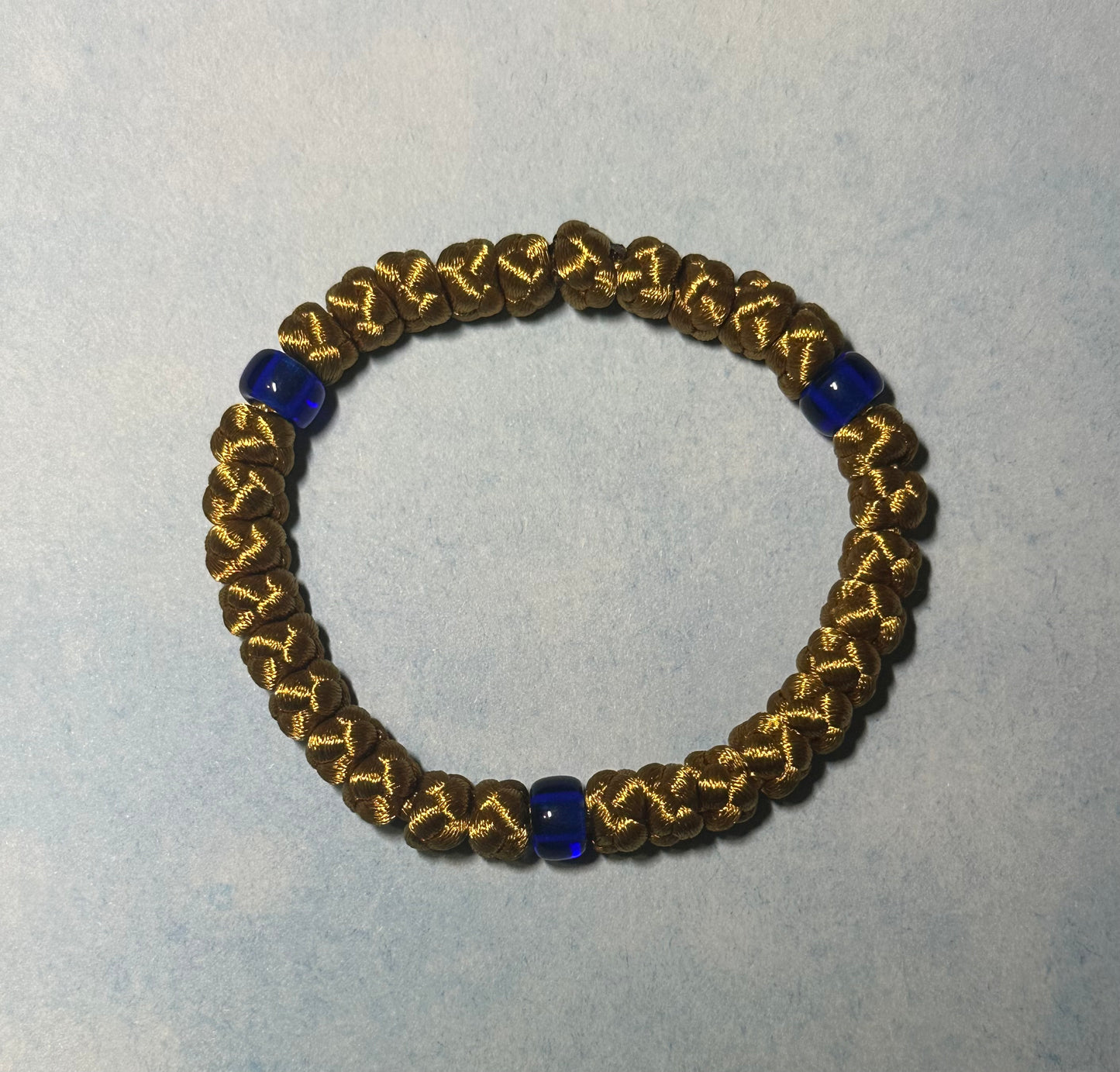 30 knot Orthodox prayer rope (satin) bracelet chotki komboskini