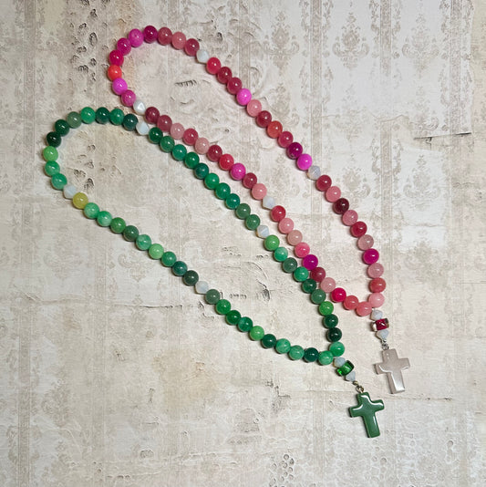 Quartz bead prayer rope chotki