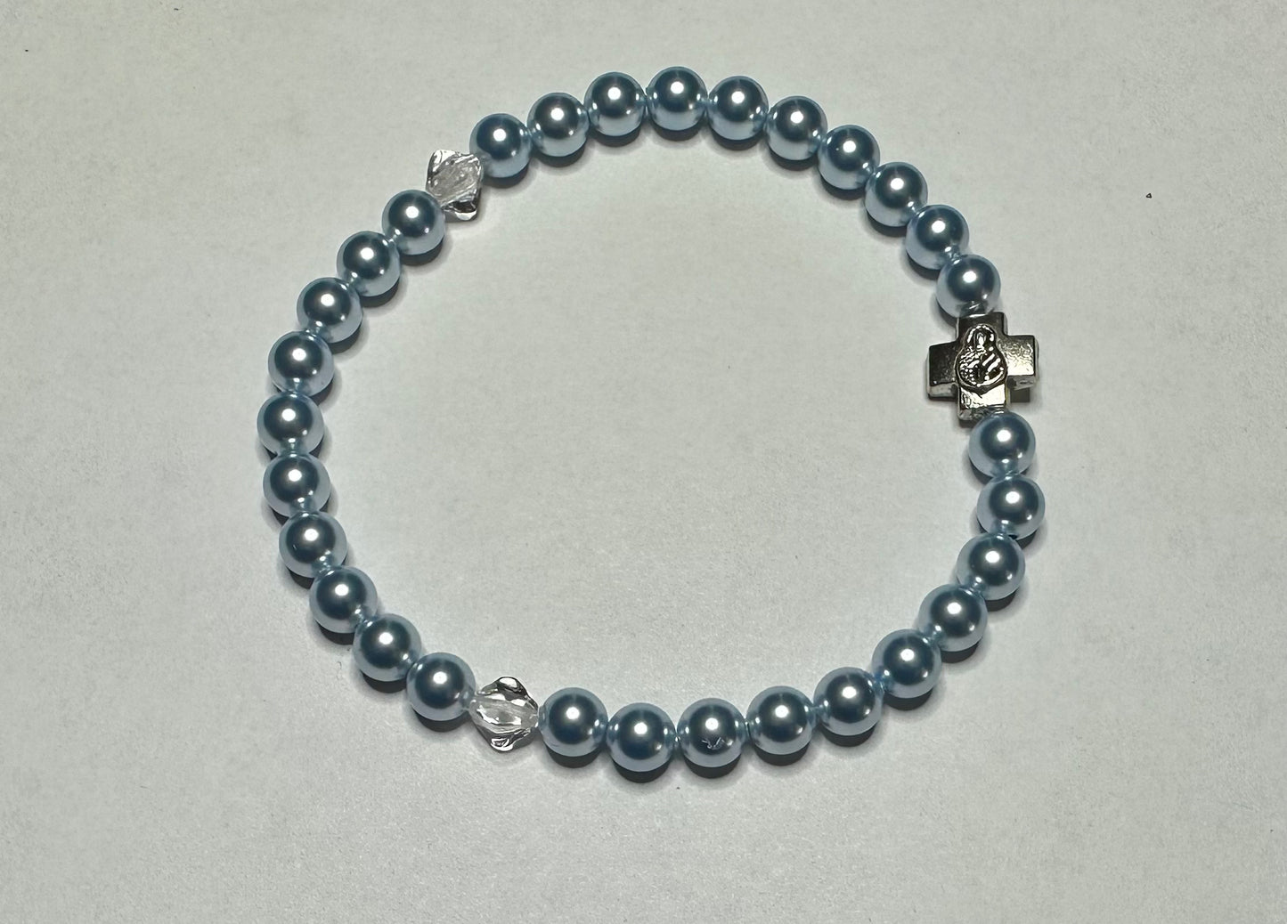 30 Crystal Pearl bead bracelet Orthodox prayer rope chotki komboskini