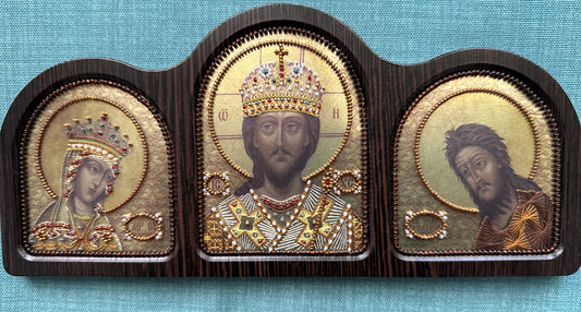Deisis icon bead embroidery kit DIY