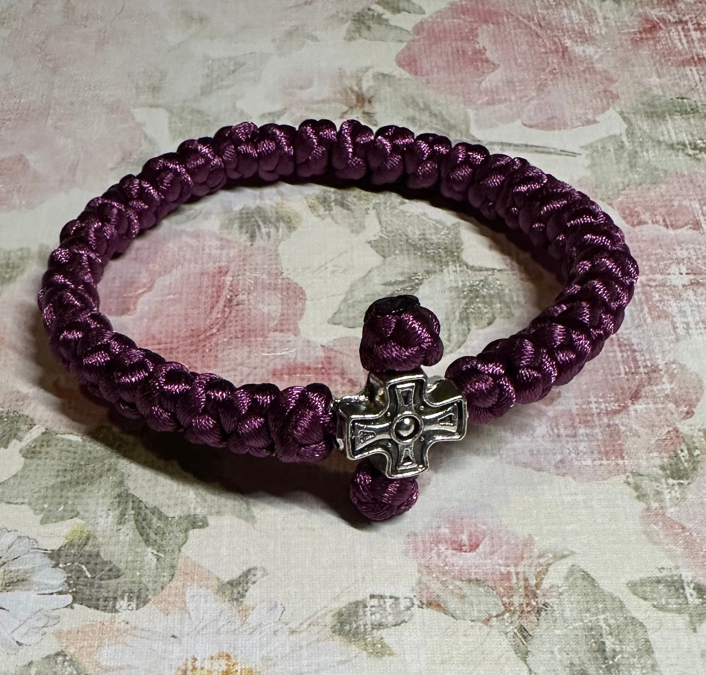 33 knot Orthodox wrist prayer rope (satin) bracelet chotki komboskini