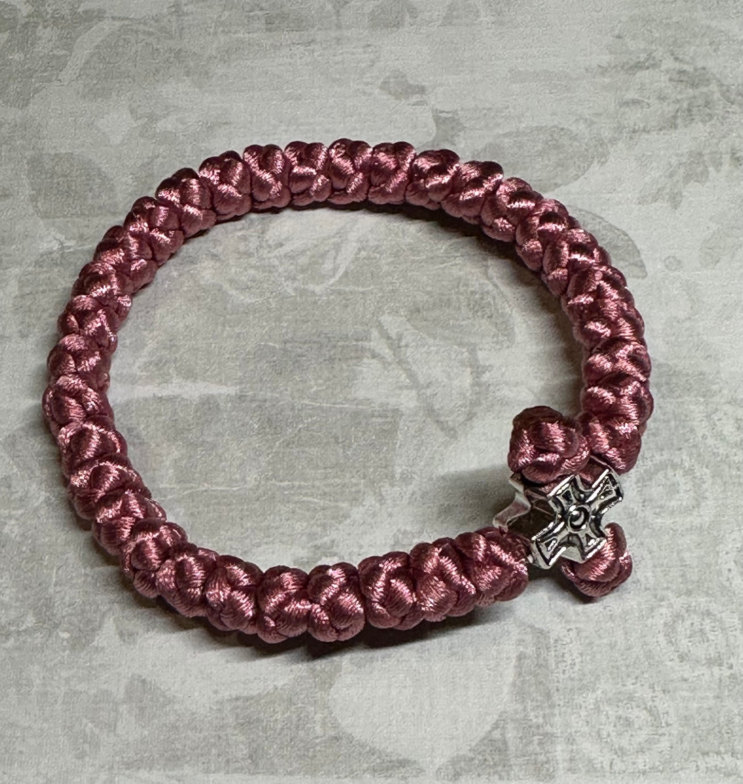 33 knot Orthodox wrist prayer rope (satin) bracelet chotki komboskini
