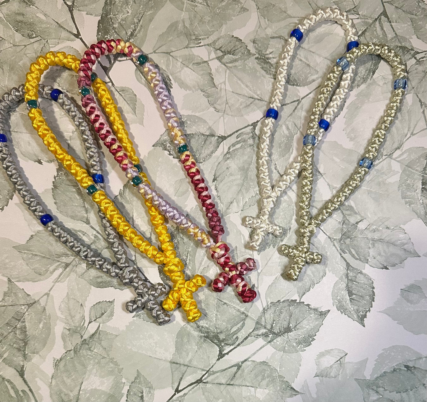 50-knot Orthodox prayer rope (satin) chotki komboskini