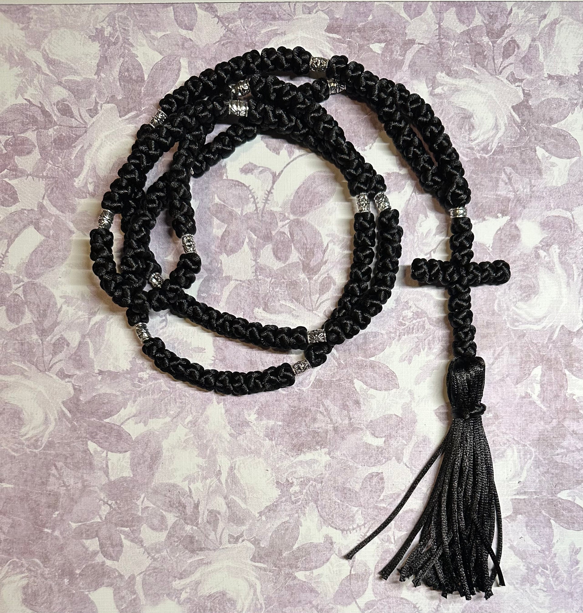 Large/thick 150-knot Orthodox prayer rope (satin) chotki