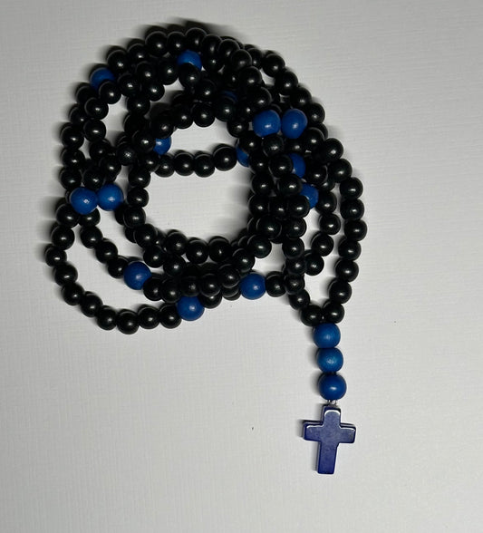 black/green/white 150 wooden bead (medium - 8mm) Orthodox prayer rope chotki komboskini