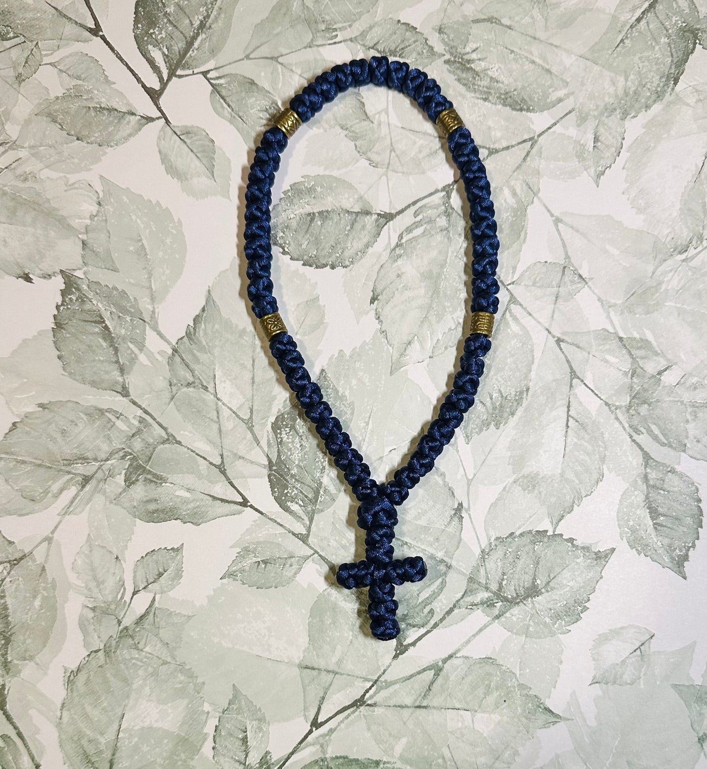 50-knot Orthodox prayer rope (satin) chotki komboskini