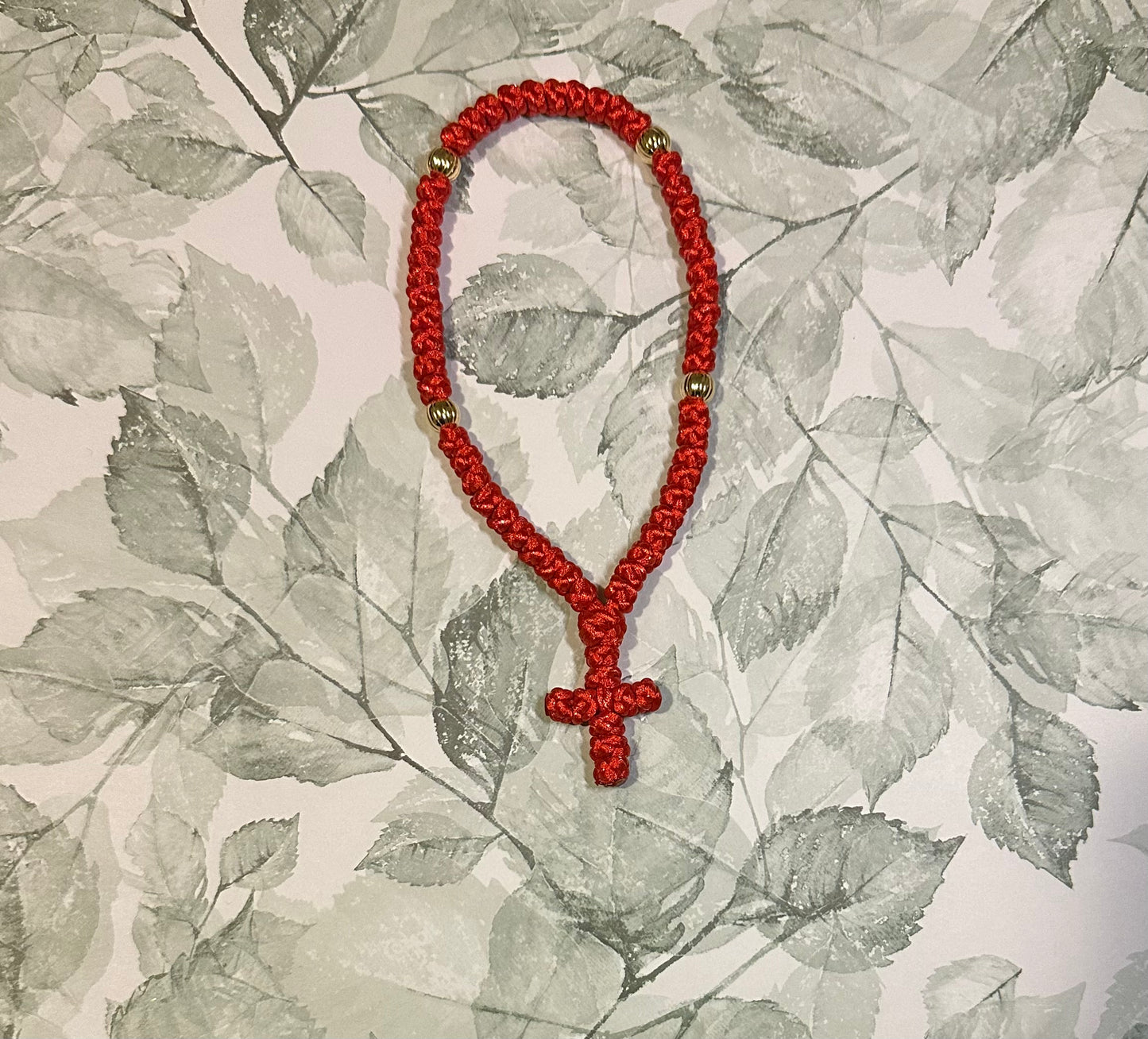 50-knot Orthodox prayer rope (satin) chotki komboskini