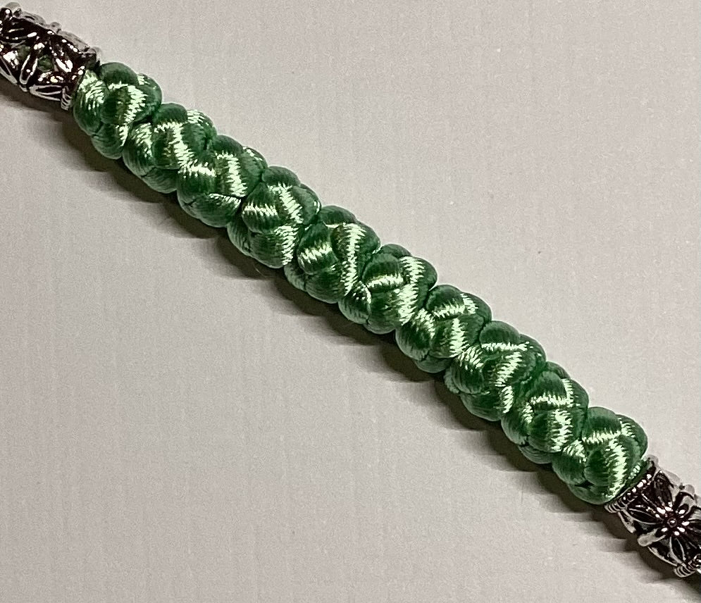 black/green/gold/silver/white/yellow 150-knot Orthodox prayer rope (satin) chotki komboskini